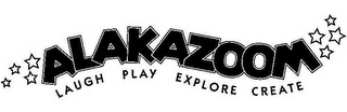 ALAKAZOOM LAUGH PLAY EXPLORE CREATE logo