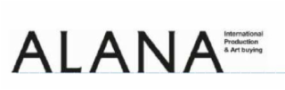 ALANA INTERNATIONAL PRODUCTION & ART BUYING logo