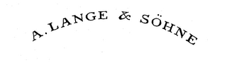 A.LANGE & SOHNE logo