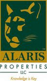 ALARIS PROPERTIES LLC KNOWLEDGE IS KEY logo
