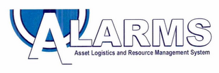ALARMS ASSET LOGISTICS AND RESOURCE MANAGEMENT SYSTEM logo