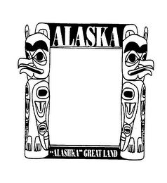 ALASKA "ALASHKA" GREAT LAND logo