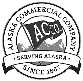 ALASKA COMMERCIAL COMPANY · SERVING ALASKA · SINCE 1867 AC CO. logo