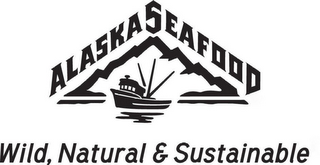 ALASKA SEAFOOD WILD, NATURAL & SUSTAINABLE logo