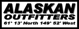 ALASKAN OUTFITTERS 61 13' NORTH 149 52' WEST logo