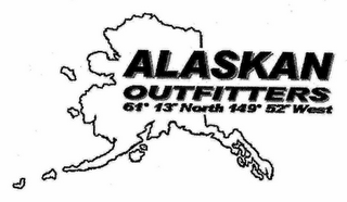 ALASKAN OUTFITTERS 61' 13' NORTH 149' 52'  WEST logo