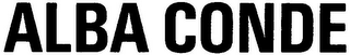 ALBA CONDE logo