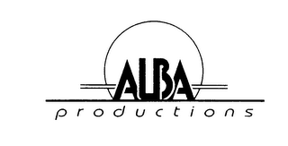 ALBA PRODUCTIONS logo