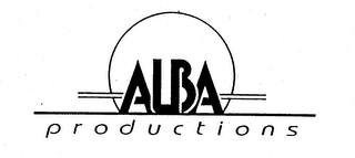 ALBA PRODUCTIONS logo