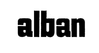 ALBAN logo