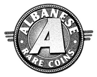 ALBANESE · RARE COINS · A logo