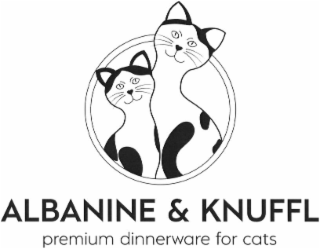 ALBANINE & KNUFFL PREMIUM DINNERWARE FOR CATS logo