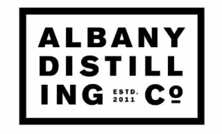 ALBANY DISTILLING ESTD. 2011 CO logo
