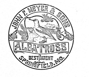 ALBATROSS JOHN F. MEYER & SONS BEST PATENT SPRINGFIELD, MO logo