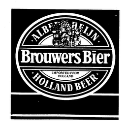 ALBERT HEIJN BROUWERS BIER, IMPORTED FROM HOLLAND, HOLLAND BEER logo