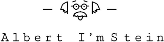 ALBERT I'MSTEIN logo