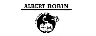 ALBERT ROBIN MAISON FONDEE EN 1860 logo