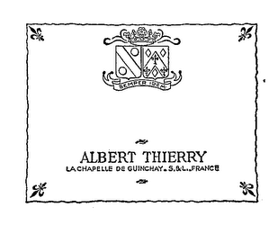 ALBERT THIERRY LA CHAPELLE DE GUINCHAY S. & L.-FRANCE SEMPER IDEM logo