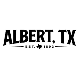 ALBERT, TX EST. 1892 logo