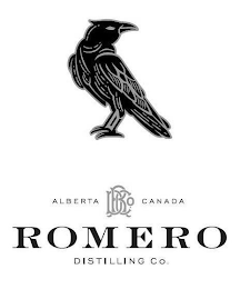 ALBERTA RDCO CANADA ROMERO DISTILLING CO. logo