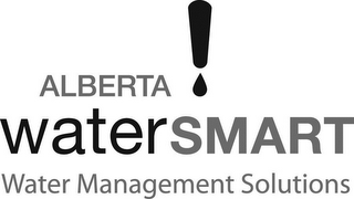 ! ALBERTA WATERSMART WATER MANAGEMENT SOLUTIONS logo