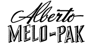 ALBERTO MELO-PAK.  ALBERTO MELO-PAK logo