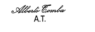 ALBERTO TOMBA A.T. logo