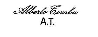 ALBERTO TOMBA A.T. logo