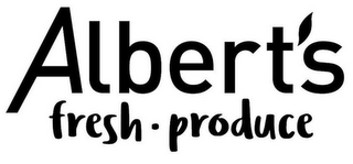 ALBERT'S FRESH · PRODUCE logo