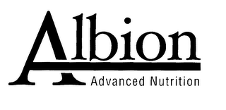 ALBION ADVANCED NUTRITION logo