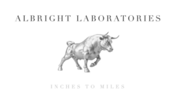 ALBRIGHT LABORATORIES INCHES TO MILES logo