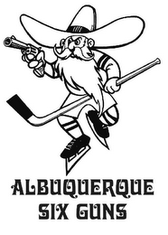 ALBUQUERQUE SIX GUNS logo