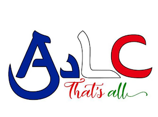 ALC THAT'S ALL logo