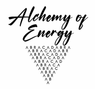 ALCHEMY OF ENERGY ABRACADABRA ABRACADABR ABRACADAB ABRACADA ABRACAD ABRACA ABRAC ABRA ABR AB A logo