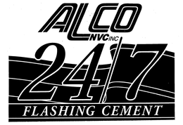 ALCO NVC INC 24/7 FLASHING CEMENT logo