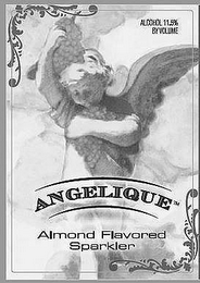 ALCOHOL 11.5% BY VOLUME ANGELIQUE ALMOND FLAVORED SPARKLER logo