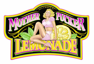 ALCOHOLIC MOTHER PUCKER LEMONADE logo