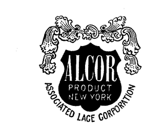 ALCOR ASSOCIATED LACE CORPORATION PRODUCT NEW YORK logo