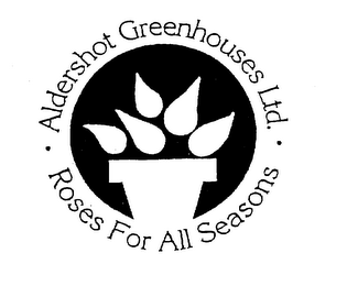 ALDERSHOT GREENHOUSES LTD. ROSES FOR ALL SEASONS logo