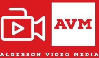 ALDERSON VIDEO MEDIA AVM logo