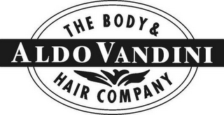 ALDO VANDINI THE BODY & HAIR COMPANY logo