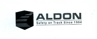 ALDON SAFETY ON TRACK SINCE 1904 logo