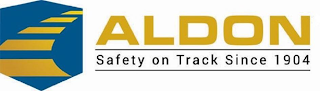 ALDON SAFETY ON TRACK SINCE 1904 logo