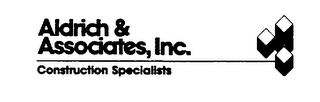 ALDRICH & ASSOCIATES, INC. CONSTRUCTION SPECIALISTS logo