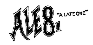 ALE 81 "A LATE ONE" logo