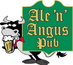 ALE 'N' ANGUS PUB logo