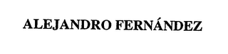 ALEJANDRO FERNÁNDEZ logo