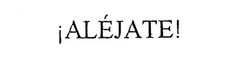 ALEJATE! logo