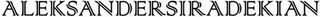 ALEKSANDERSIRADEKIAN logo