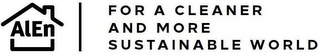 ALEN FOR A CLEANER AND MORE SUSTAINABLEWORLD logo